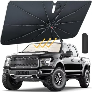 Foldable Car Windshield Shade Umbrella with Cooling Nano Ice Crystal