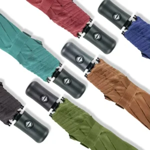 Foldable Double-Layer Three-Fold Sunshade Umbrella Windproof UV Protection with Logo Printing