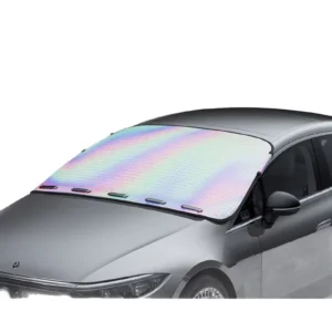 Foldable Magnetic Aluminum Foil Car Front Windshield Sun Shade Umbrella UV Protection Heat Insulation Portable for Most Vehicles