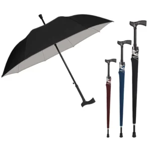 Foldable Promotional Walking Stick Umbrella