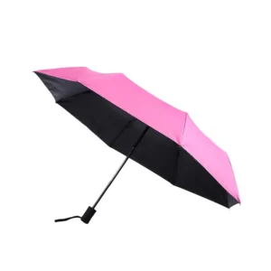 Foldable Pure Colour Umbrella Portable Rain Automatic Windproof Folding Advertising Gift Umbrella