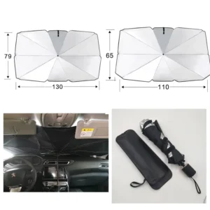 Foldable SUV Car Windshield Sunshade Umbrella Front Window Parasol Canopy