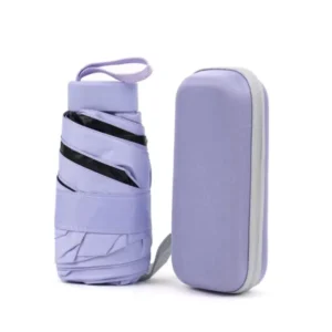 Foldable Sun UV Capsule Mini Portable Promotional UV Protection Umbrella with Shelter