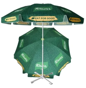 Foldable Waterproof Sun Umbrella with Anti-UV Protection for Outdoor Beach, Hotel and Park Use