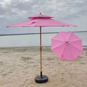 Folding Beach Pool Umbrella Parasol Patio Market Umbrella