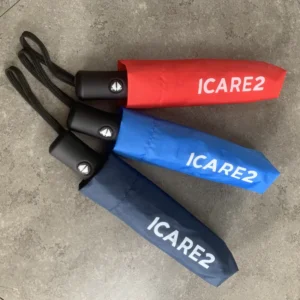 Folding Pocket Umbrella Printed for Promotion Small Size Auto Open Sun Protection Pongee Material