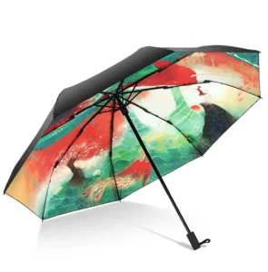 Folding UV-Printed Fashion Umbrella