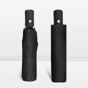 Folding Umbrella One-Handed Auto-Open Thick UV Protection Black Coating Windproof