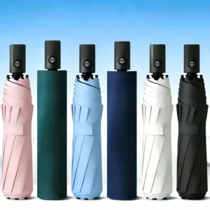 Folding Umbrella Personal Logo Sunshade Custom Logo Compact Portable Automatic Windproof