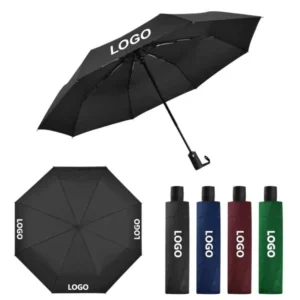 Folding Umbrella with Custom Logo and Personalized Pattern Design