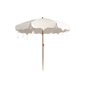 Fringed Sun and Rain Umbrella for Market Stalls, Courtyards, Restaurants, and Pools