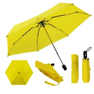 Full Automatic Classic Four-Folding Portable Umbrella Mini Pongee Fabric Custom Logo 96cm Open Travel and Business Gift Use
