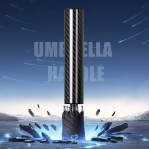 Full Carbon Fiber Ultra-Light Straight Umbrella Mens Luxury Large China Factory High Quality Lace Panel 130cm Business Gift