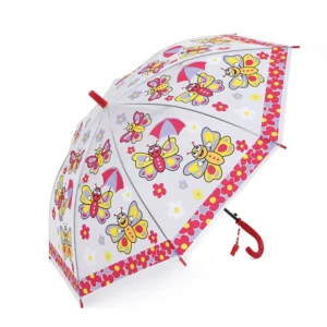 Full Coverage Cartoon Print EVA Kids Straight Umbrella Waterproof Windproof Auto Open