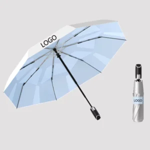 Fully Automatic 8-Rib Folding Umbrella with Memory Function and Three-Section Design