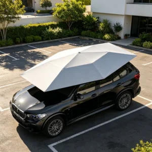 Fully Automatic Car Sunshade Umbrella for Garage Use