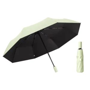 Fully Automatic Dual-Purpose Folding Umbrella UV-Resistant Sun and Rain Protection UPF50+ Color Glue Sunshade