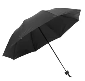 Fully Automatic Golf Umbrella, 190T Nylon, Black, Windproof, UV Protection