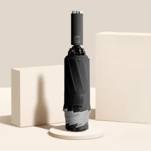 Fully Automatic Large-Size Rain and Sun Protection Triple-Folding UV Umbrella