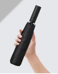 Fully Automatic Non-Folding Memory Patch Umbrella, 3-Fold, Sun and Rain, Custom, Large Business Umbrella