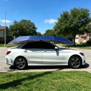 Fully Automatic Remote-Control Car Umbrella for Yard Parking