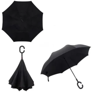 Fully Automatic Reverse Inverted Car Folding Windproof Waterproof Umbrella