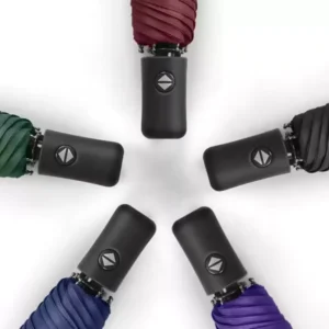 Fully Automatic Three-Folding Windproof Umbrella with PG Fabric