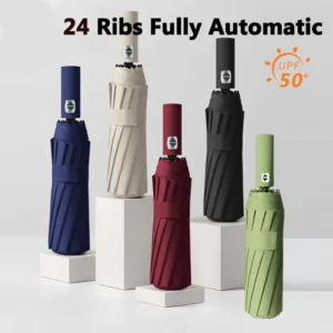 Fully Automatic Windproof Waterproof UV-Protection Umbrella for Business Travel China Manufacturer