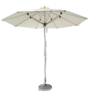 Garden Beach Mid Pole Umbrella Pool Sun Brella Rainbow Color Beach Parasol Base
