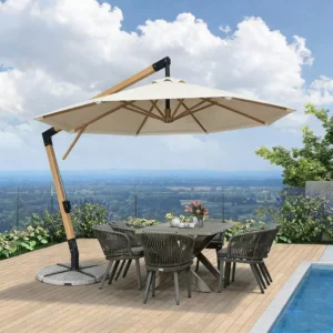 Garden Furniture Patio Restaurant Hotel Luxury Outdoor Commercial Big Size Garden Sun Beach Umbrella