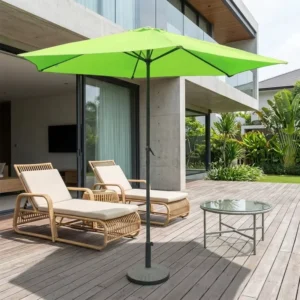 Garden Furniture Patio Sun Market Umbrella Green Parasol