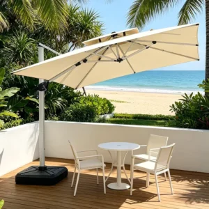 Garden Parasol Customized Contemporary 3m Foldable Anti UV Umbrella for Gym and Outdoor Furniture