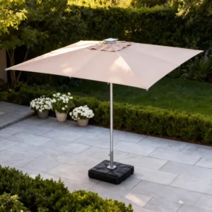 Garden Restaurant Outdoor Sun Umbrella Patio Parasol for Hotel Poolside with Scalloped Edge