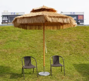 Garden Thatch Beach Umbrella for Sun and Rain, Wedding Use