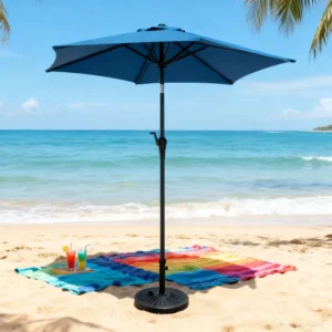 Garden Umbrella Beach Outdoor Advertising Parasol Patio Umbrella Restaurant Table