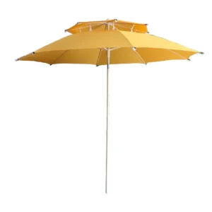 Garden Umbrella Beach Umbrella Customized Outdoor Furniture Contemporary Parasol Double Roof UV Waterproof 2pcs
