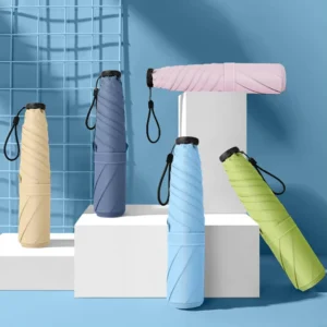 German Air Ultralight Carbon Fiber Folding Sunshade Umbrella Dual Purpose with UV Protection and Sunscreen Features