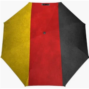 Germany Flag Pattern Fully Automatic Folding Umbrella