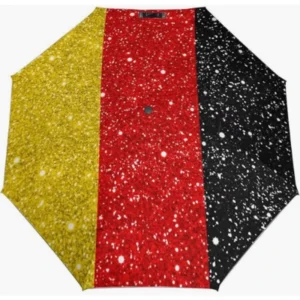 Germany Flag Pattern Lightweight Fully Automatic Folding Umbrella