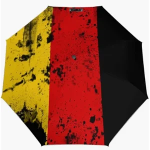 Germany Flag Pattern Wind-Resistant Fully Automatic Folding Umbrella