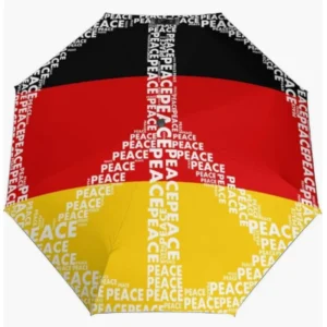 Germany Folding Country-Themed Flag Pattern Fully Automatic Folding Umbrella