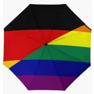 Germany Modern Country-Themed Flag Pattern Fully Automatic Folding Umbrella