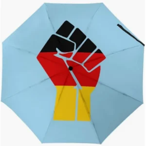 Germany UV Protection Country-Themed Flag Pattern Fully Automatic Folding Umbrella