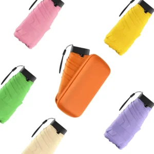 Gift Paraguas Parapluie Portable Umbrellas for the Rain Pocket Size Small Fold Capsule Sun Custom Mini Umbrella with logo