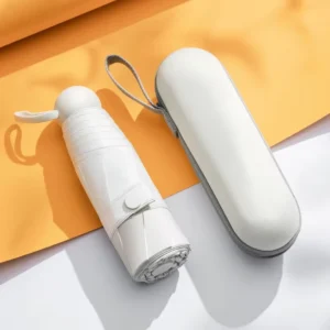 Girls Portable Pocket Rainy Umbrella 5 Folding Umbrella Waterproof Sombrillas Five Fold Compact Pocket Super Mini Umbrella