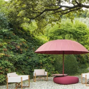 Glass Fiber Adjustable Garden Outdoor Furniture Parasol Umbrella Aluminum Umbrella with Fiberglass Ribs 24PCS