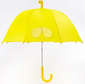 Goggles Manual Open Stick Dome Transparent Umbrella for Rain
