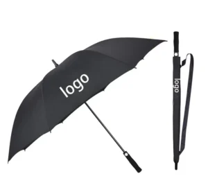 Golf Car Umbrella Large Full Fiberglass Storm Resistant Straight Umbrella