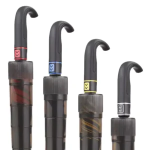Golf Umbrella Automatic Hook Double-Reinforced Long-Handle Straight Umbrella with Waterproof Cover