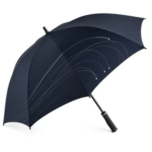 Golf Umbrella, Ball Trajectory Print, Large, Custom Branded, for Gift and Travel